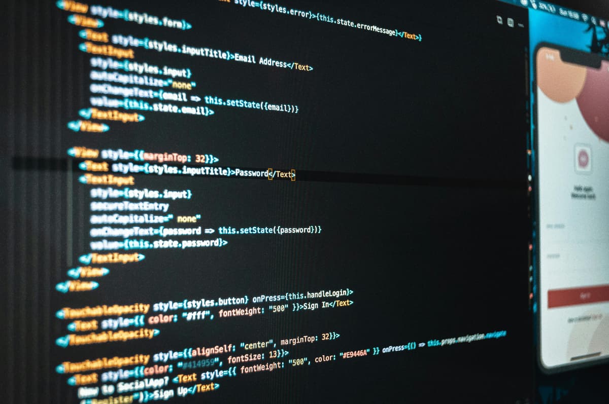 Webflow development op desktop scherm